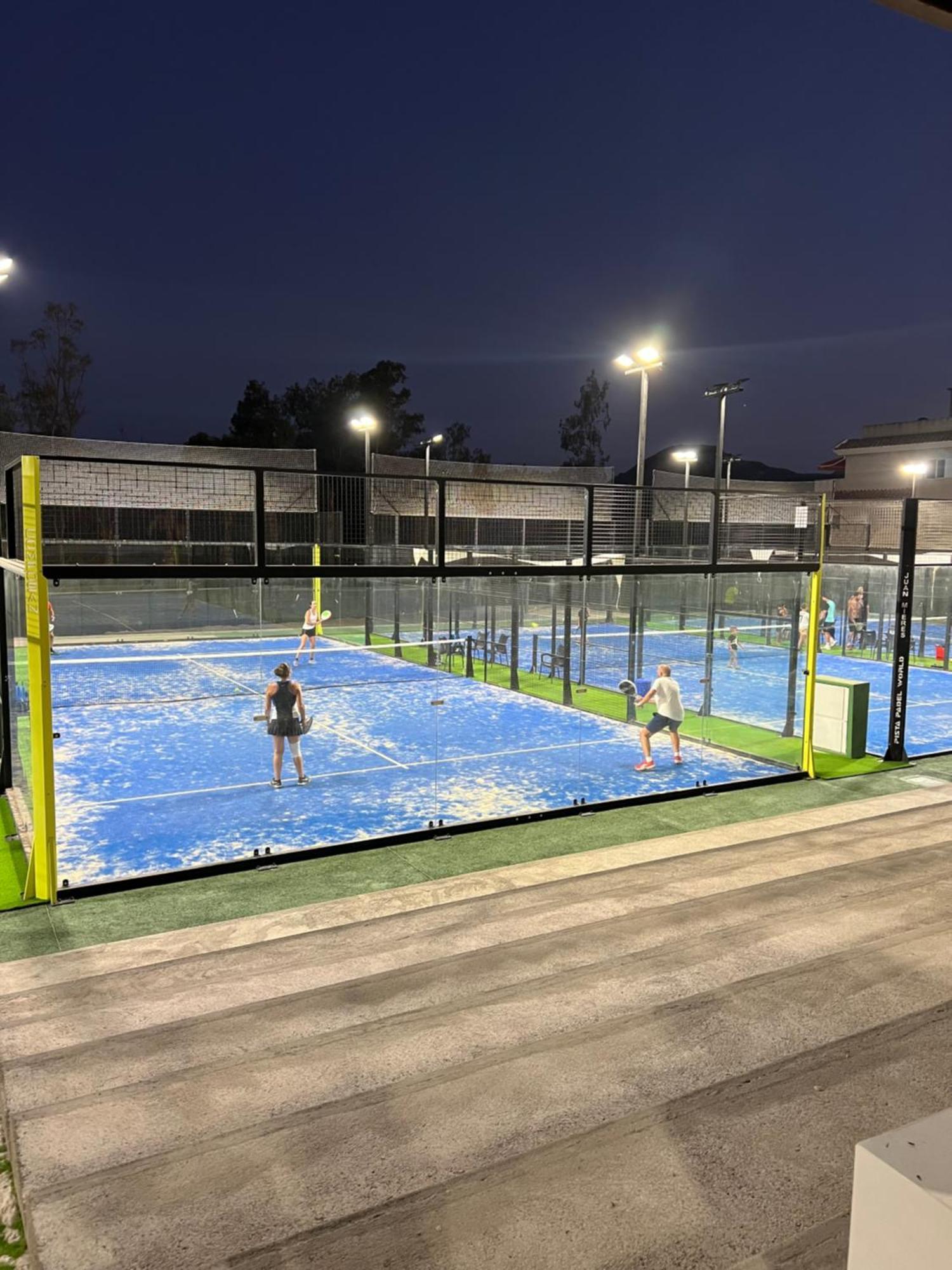 Piso Con Ac, Piscina Y Pista De Padel Y Tenis En Águilas Exteriör bild